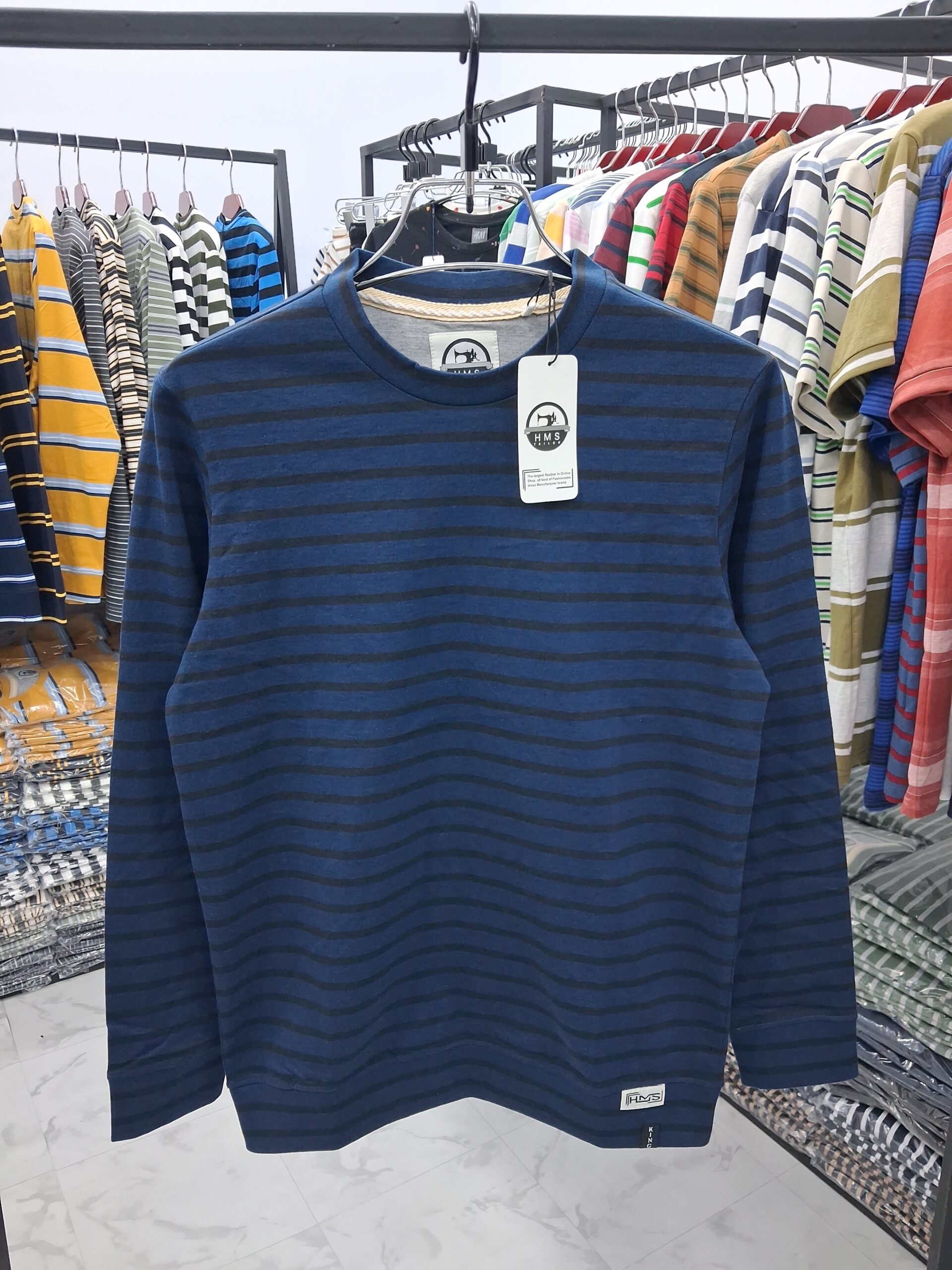 Man's Stripe Sweep Shirt