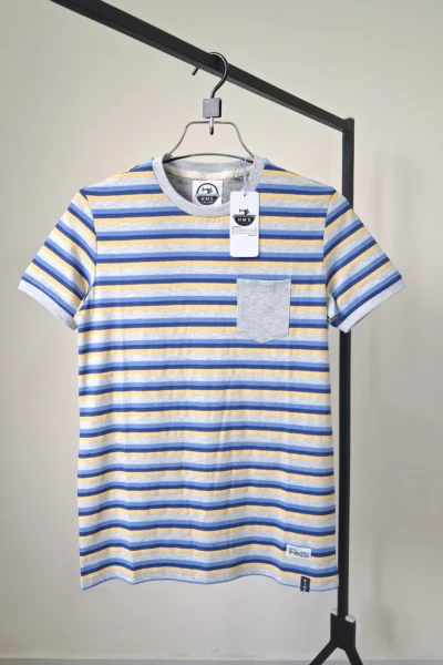 Man's Stripe Coin pocket T-shirt
