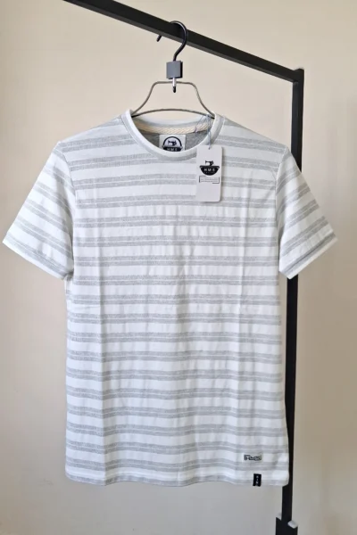 Man's Stripe Cap Sleeve T-shirt