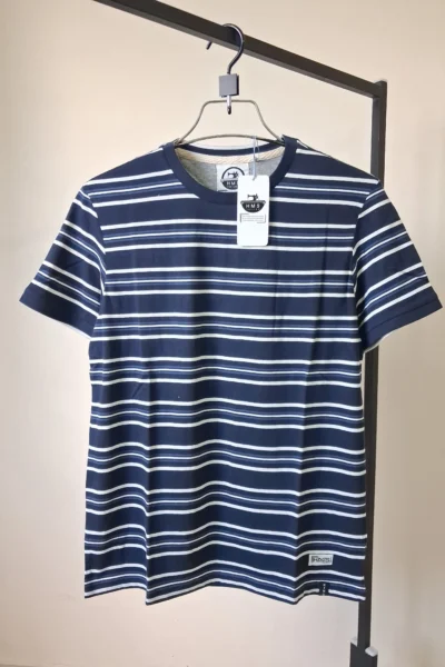 Man's Stripe Cap Sleeve Stripe T-shirt