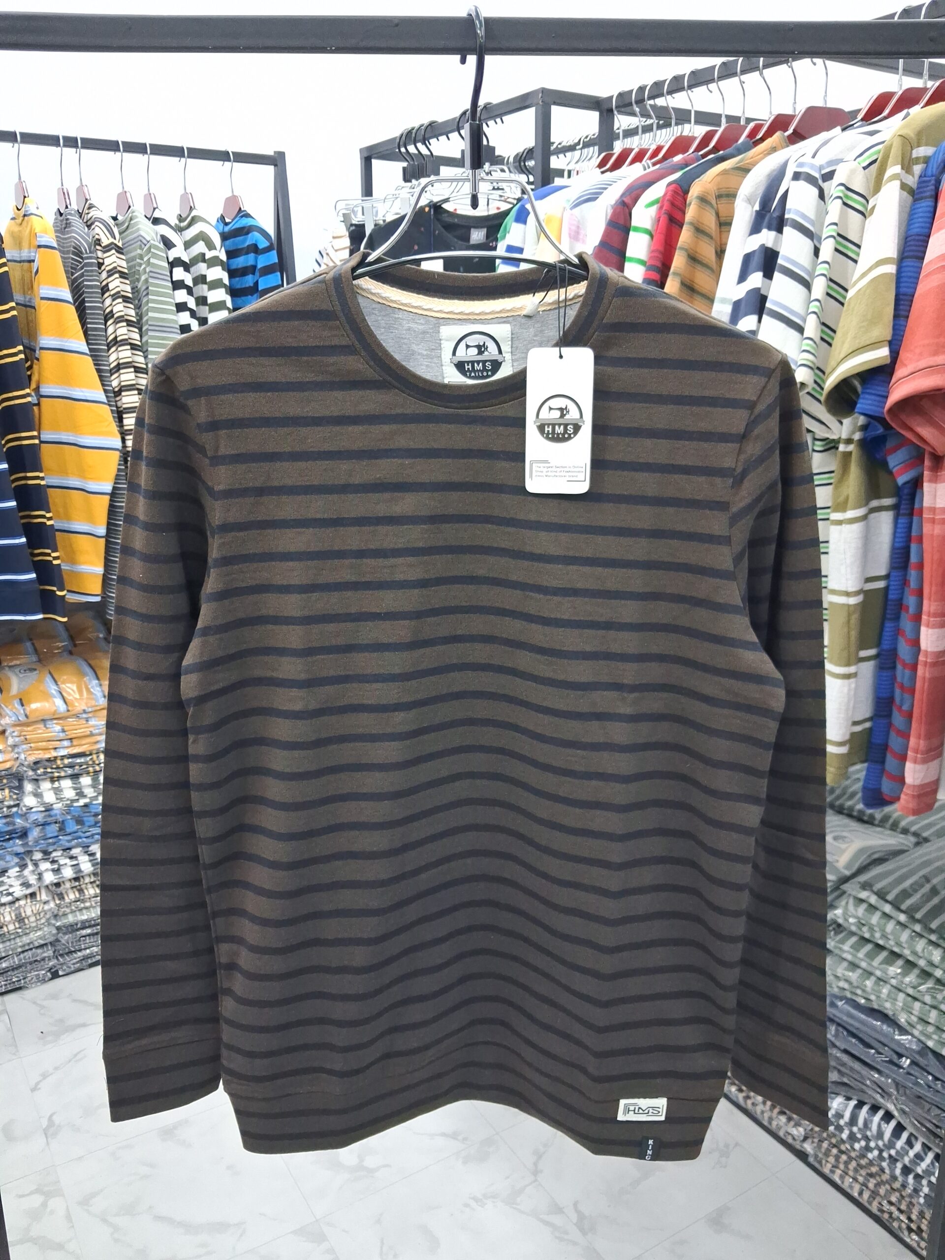 Man's Stripe Sweep Shirt