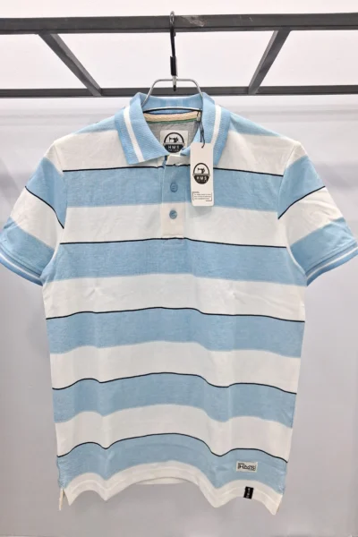 Premium Stripe Cotton Polo (Yarn-Dyed)