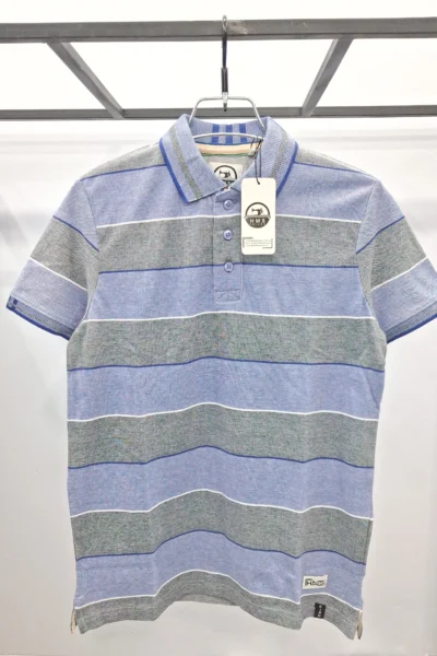 Premium Stripe Cotton Polo (Yarn-Dyed)